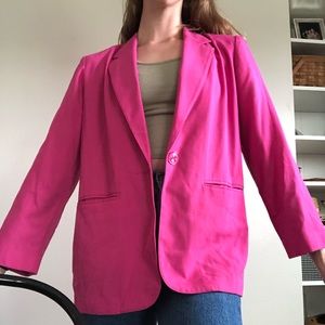 Vintage Hot Pink blazer